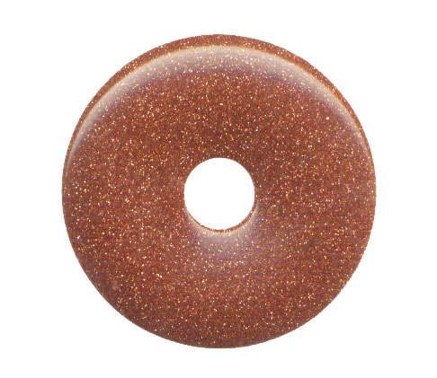 35MM DONUT GOLD STONE